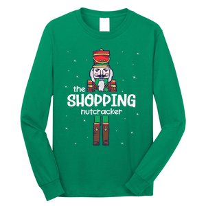 Shopping Nutcracker Family Matching Funny Gift Pajama Long Sleeve Shirt