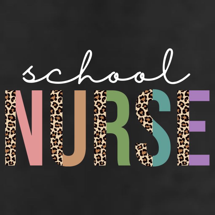 School Nurse Fancy Leopard Logo 11oz C Handle Ceramic Mug