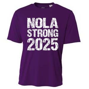 Support Never Forget Nola Orleans Strong 2025 Cooling Performance Crew T-Shirt