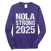 Support Never Forget Nola Orleans Strong 2025 Long Sleeve Shirt