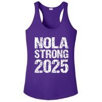 Support Never Forget Nola Orleans Strong 2025 Ladies PosiCharge Competitor Racerback Tank