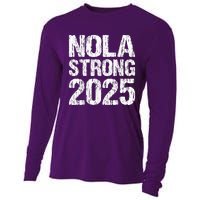 Support Never Forget Nola Orleans Strong 2025 Cooling Performance Long Sleeve Crew