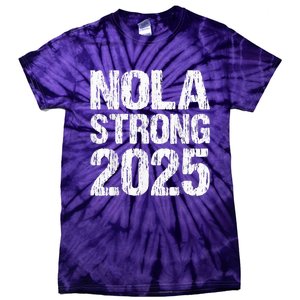 Support Never Forget Nola Orleans Strong 2025 Tie-Dye T-Shirt