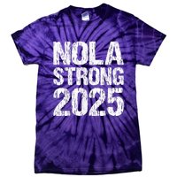 Support Never Forget Nola Orleans Strong 2025 Tie-Dye T-Shirt