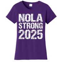 Support Never Forget Nola Orleans Strong 2025 Women's T-Shirt