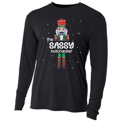 Sassy Nutcracker Family Matching Cooling Performance Long Sleeve Crew