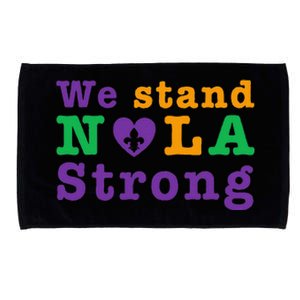 Support Never Forget Nola Orleans Strong Microfiber Hand Towel