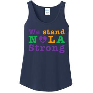 Support Never Forget Nola Orleans Strong Ladies Essential Tank