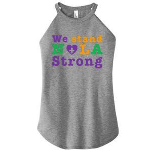 Support Never Forget Nola Orleans Strong Women's Perfect Tri Rocker Tank