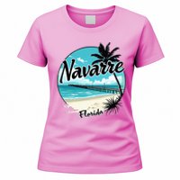 Scenic Navarre Florida Beach And Pier Art Women's T-Shirt