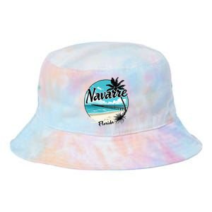 Scenic Navarre Florida Beach And Pier Art Tie Dye Newport Bucket Hat