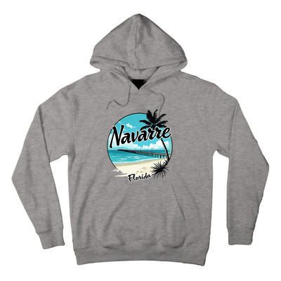 Scenic Navarre Florida Beach And Pier Art Tall Hoodie