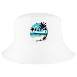 Scenic Navarre Florida Beach And Pier Art Cool Comfort Performance Bucket Hat