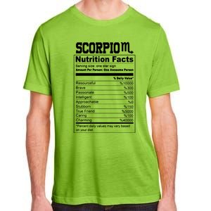 Scorpio Nutrition Facts Great Gift Adult ChromaSoft Performance T-Shirt