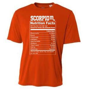 Scorpio Nutrition Facts Great Gift Cooling Performance Crew T-Shirt