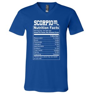 Scorpio Nutrition Facts Great Gift V-Neck T-Shirt