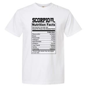 Scorpio Nutrition Facts Great Gift Garment-Dyed Heavyweight T-Shirt