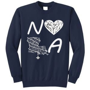 Support Never Forget Nola Orleans Strong Tall Sweatshirt