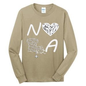 Support Never Forget Nola Orleans Strong Tall Long Sleeve T-Shirt