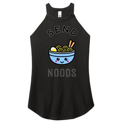 Send Noods Funny Noodle Women’s Perfect Tri Rocker Tank