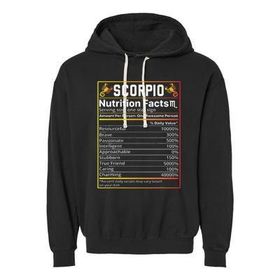 Scorpio Nutrition Facts teeZodiac Horoscope  Garment-Dyed Fleece Hoodie