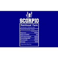 Scorpio Nutritional Facts Horoscope Zodiac Astrology Sign Meaningful Gift Bumper Sticker