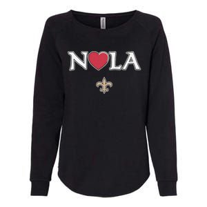 Support Never Forget Nola Orleans Strong Womens California Wash Sweatshirt