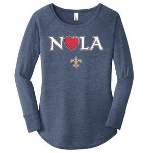 Support Never Forget Nola Orleans Strong Women's Perfect Tri Tunic Long Sleeve Shirt