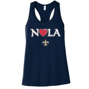 Support Never Forget Nola Orleans Strong Women's Racerback Tank