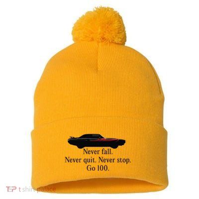 Superm Never Fall Never Quit Never Stop Go 100 Pom Pom 12in Knit Beanie