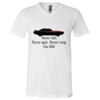 Superm Never Fall Never Quit Never Stop Go 100 V-Neck T-Shirt