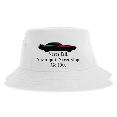 Superm Never Fall Never Quit Never Stop Go 100 Sustainable Bucket Hat