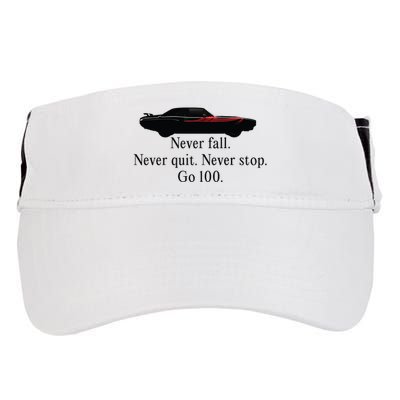 Superm Never Fall Never Quit Never Stop Go 100 Adult Drive Performance Visor
