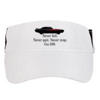 Superm Never Fall Never Quit Never Stop Go 100 Adult Drive Performance Visor