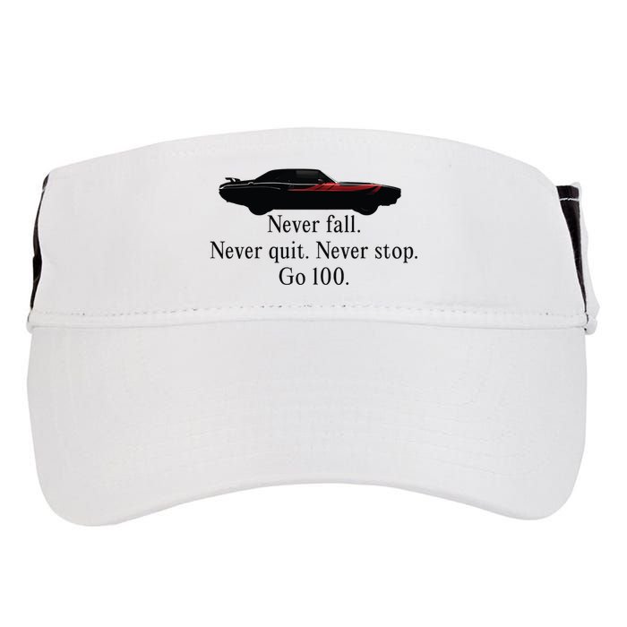 Superm Never Fall Never Quit Never Stop Go 100 Adult Drive Performance Visor