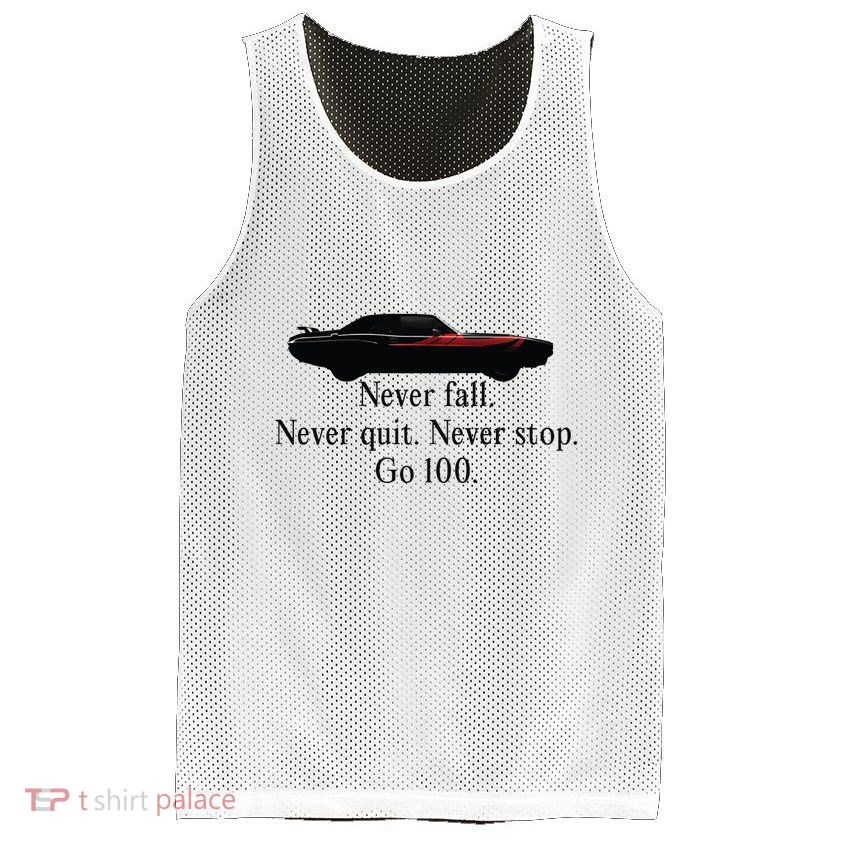 Superm Never Fall Never Quit Never Stop Go 100 Mesh Reversible Basketball Jersey Tank