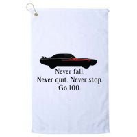 Superm Never Fall Never Quit Never Stop Go 100 Golf Towel