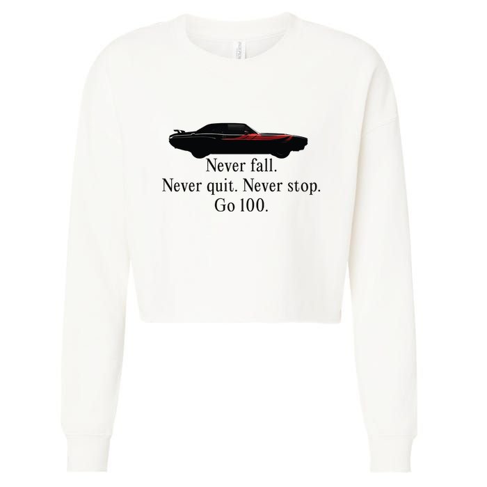Superm Never Fall Never Quit Never Stop Go 100 Cropped Pullover Crew