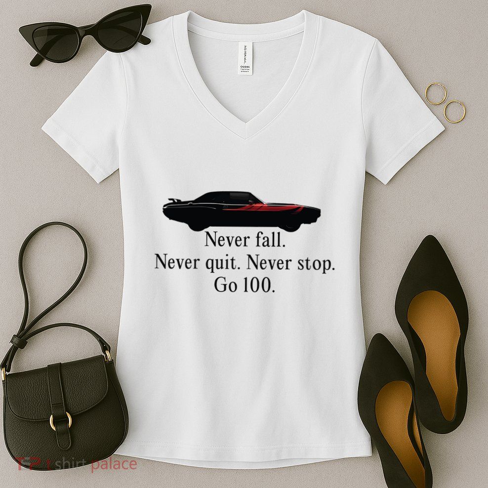 Superm Never Fall Never Quit Never Stop Go 100 Women's V-Neck T-Shirt