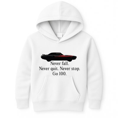 Superm Never Fall Never Quit Never Stop Go 100 Kids Hoodie