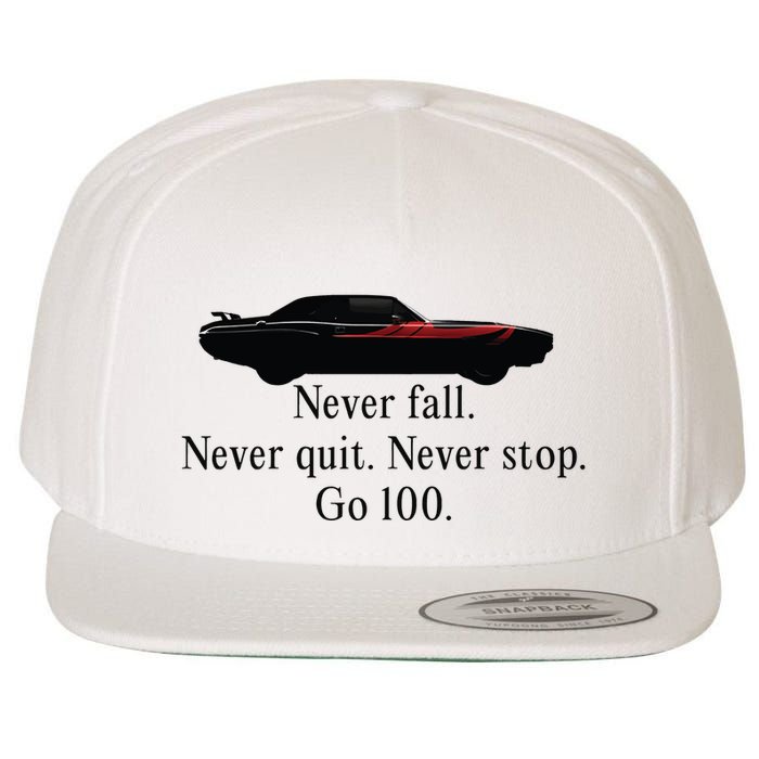 Superm Never Fall Never Quit Never Stop Go 100 Wool Snapback Cap