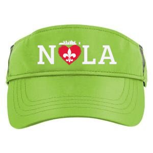 Support Never Forget Nola Orleans Strong Adult Drive Performance Visor