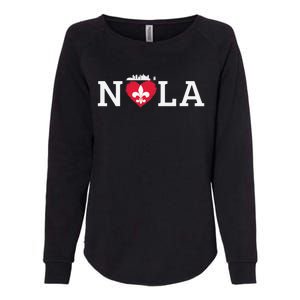 Support Never Forget Nola Orleans Strong Womens California Wash Sweatshirt