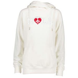 Support Never Forget Nola Orleans Strong Womens Funnel Neck Pullover Hood