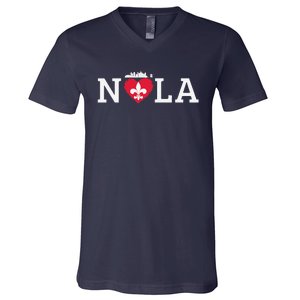 Support Never Forget Nola Orleans Strong V-Neck T-Shirt