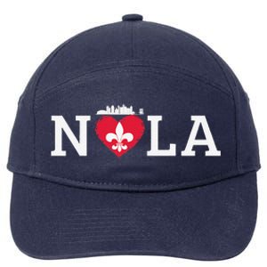 Support Never Forget Nola Orleans Strong 7-Panel Snapback Hat