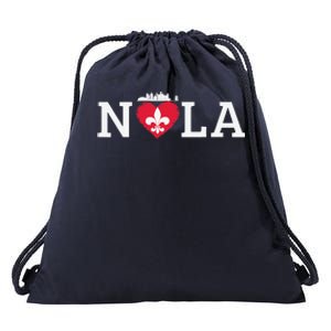 Support Never Forget Nola Orleans Strong Drawstring Bag