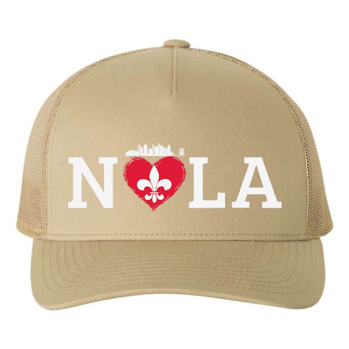 Support Never Forget Nola Orleans Strong Yupoong Adult 5-Panel Trucker Hat