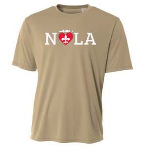 Support Never Forget Nola Orleans Strong Cooling Performance Crew T-Shirt