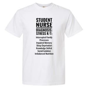 Student Nurse Funny Diagnosis Cool Gift Garment-Dyed Heavyweight T-Shirt